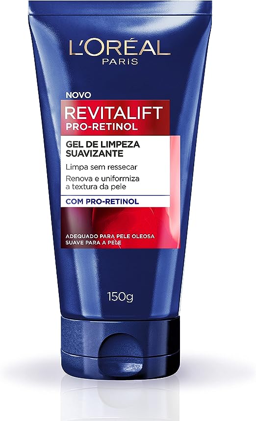 Gel De Limpeza Facial Suavizante L'Oréal Paris Revitalift Pro-Retinol 150G - Imagem 1