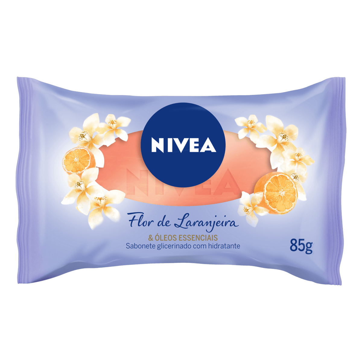 Sabonete Glicerinado Nivea Flor de Laranjeira e Oleos Essenciais Barra 85g - Imagem 1
