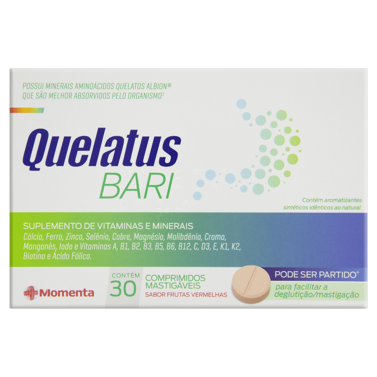 Quelatus Bari com 30 Comprimidos - Imagem 1