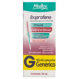 Ibuprofeno 50mg/mL Suspensão Oral (Gotas) - Frasco com 30 mL
