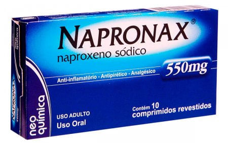 Napronax 550mg Comprimido Revestido - Caixa com 10 Comprimidos - Imagem 1