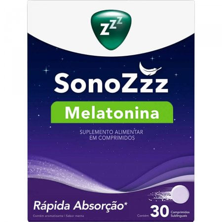 Sonozzz Melatonina nan Cápsula - Caixa com 30 Cápsulas - Imagem 1
