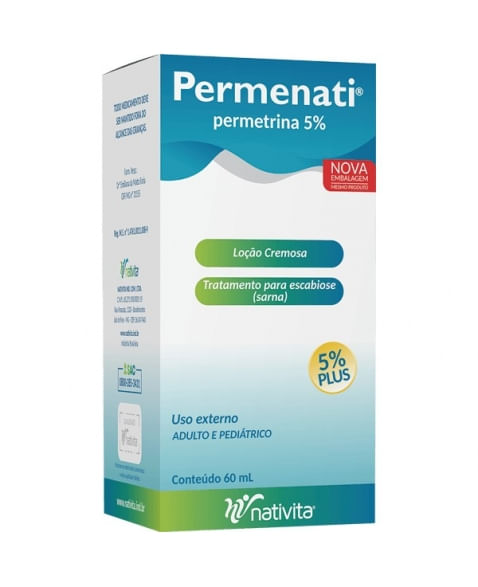 Permenati 50MG/ML Loção tópica - Frasco com 60 mL - Imagem 1