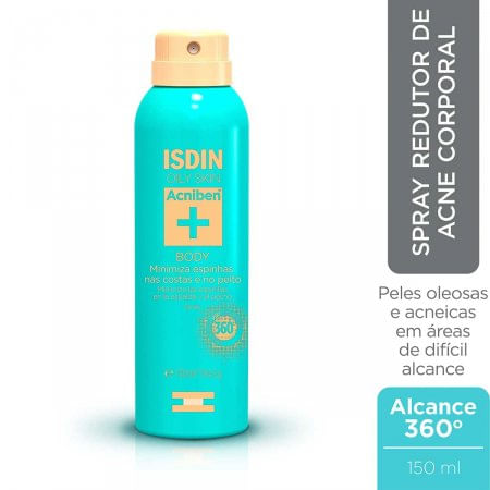 Spray Corporal Antiacne Oily Skin Acniben+ 150mL - Imagem 1