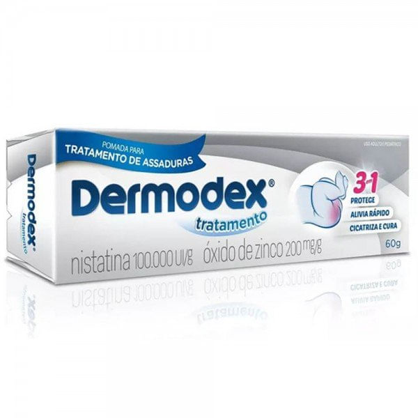 Dermodex 100000UI/g + 200mg/g Pomada Dermatológica - Bisnaga com 60g - Imagem 1