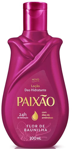 Loção Hidratante Corporal Paixão Flor de Baunilha 200mL - Imagem 1
