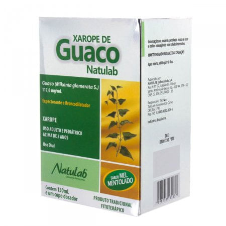 Guaco 117,6mg/mL Sem Açúcar Xarope 150mL - Imagem 1