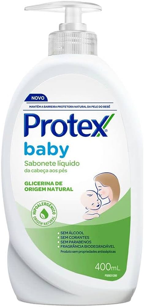Protex Baby Glicerinado Sabonete Líquido 400mL - Imagem 1