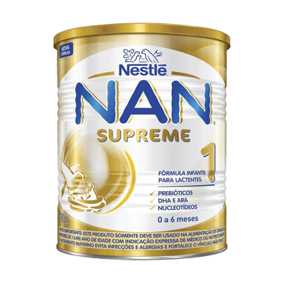 NAN Supreme 1 HM-O (0 a 6 meses) Lata 400g - Imagem 1