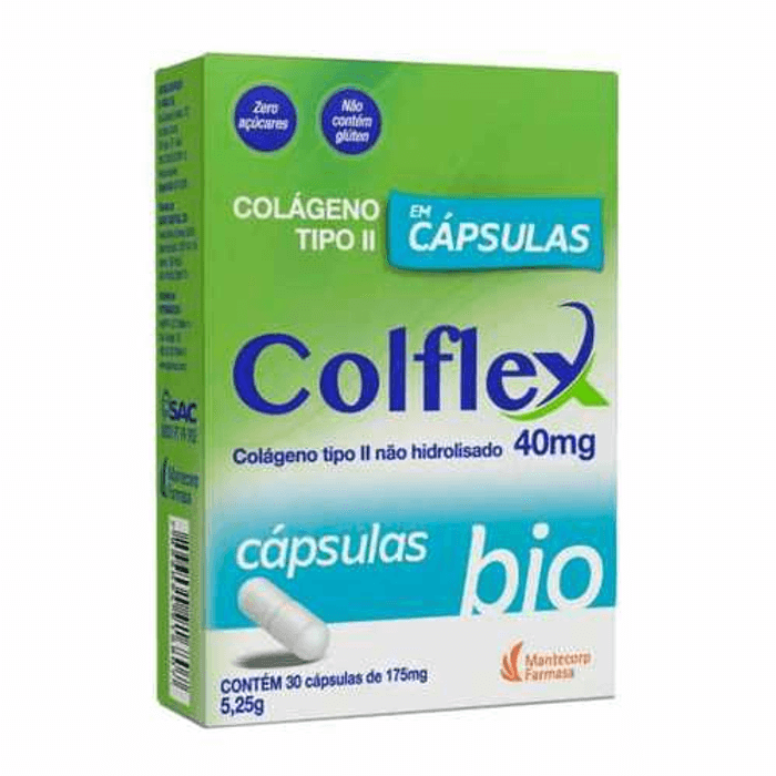 Colflex Bio 40mg 30 Cápsulas - Imagem 1