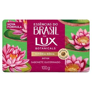 Sabonete Barra Glicerinado Vitória-Régia Lux Botanicals Essências do Brasil Envoltório 120G