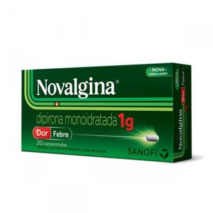 Novalgina 1g Caixa com 20 Comprimidos