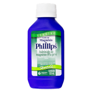 Phillips Leite de Magnésia Sabor Hortelã Suspensão Oral 120mL