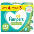 Kit Lenços Umedecidos Pampers Aroma de Aloe Vera 192 Unidades