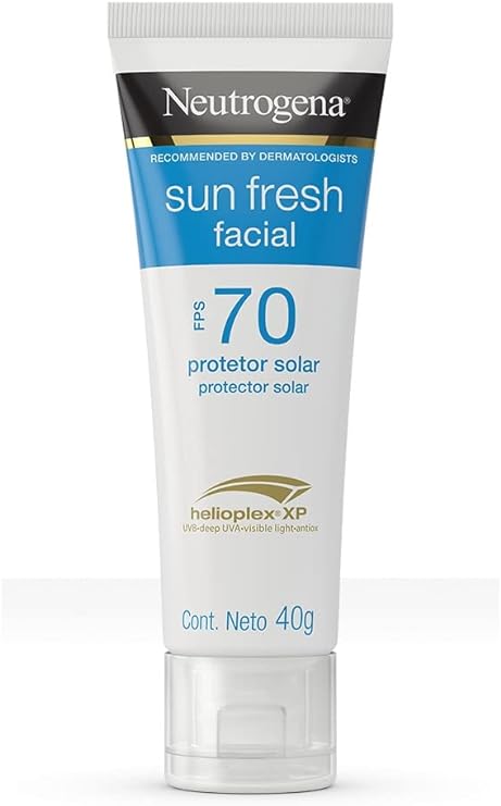 Protetor Solar Facial FPS70 Neutrogena Sun Fresh 40G - Imagem 1