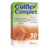Colflex Complet Colágeno Tipo II Não Hidrolisado 30 Comprimidos