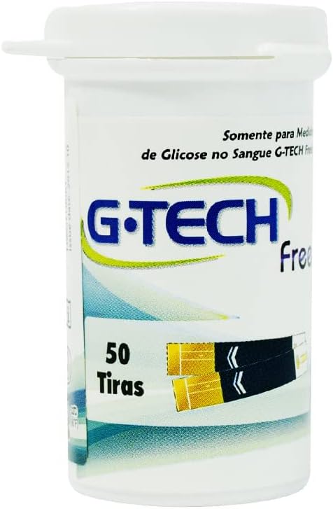 Tiras Reagentes para Glicemia 50 Unidades Free 1 G-Tech - Imagem 1