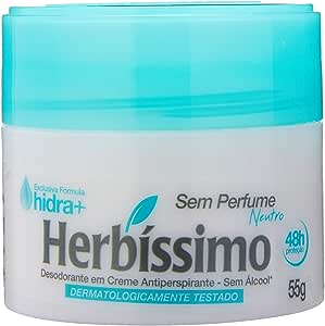Desodorante Herbissimo Creme sem Perfume 55g - Imagem 1