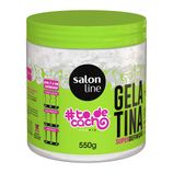 Gelatina Salon Line Tô de Cacho Super Fixação 550g