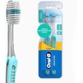 Escova Dental Oral B Indicator Plus Nº 35 Macia, 1 Unidade, Azul Kit 2 Unidades Escova Nº 35