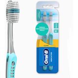 Escova Dental Oral B Indicator Plus Nº 35 Macia, 1 Unidade, Azul Kit 2 Unidades Escova Nº 35