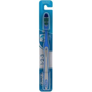 Escova de Dente Oral B 123 Limpeza Brilhante Macia 1 Unidade