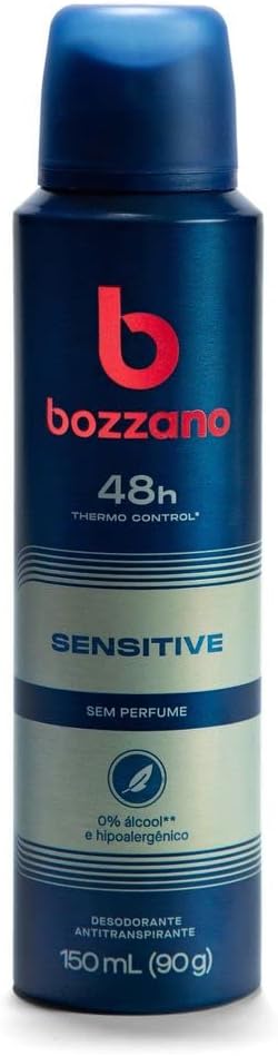 Desodorante Masculino Bozzano Sensitive Aerosol 150mL - Imagem 1