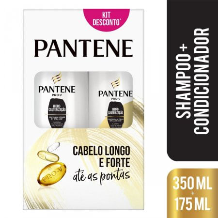 Kit Shampoo 350mL + Condicionador 175mL Pantene Hidro-Cauterização - Imagem 1