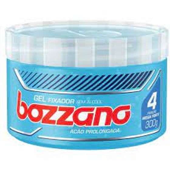 Gel Fixador Bozanno Azul 4 Mega Forte Fixação 300g - Imagem 1