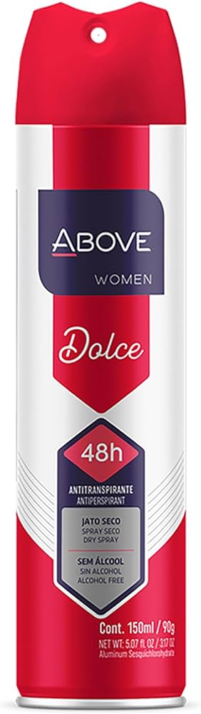 Desodorante Aerosol Antitranspirante Above Women Dolce Vita 48h 150mL - Imagem 1