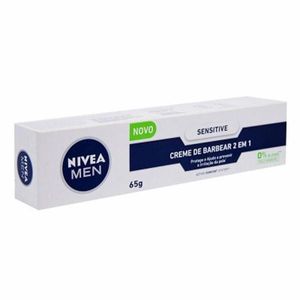 Creme de Barbear Nivea Men Sensitive 2 em 1 65g