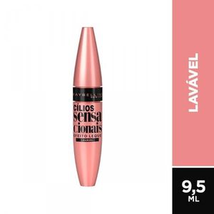 Rímel Maybelline Cílios Sensacionais Lavável 9.5mL