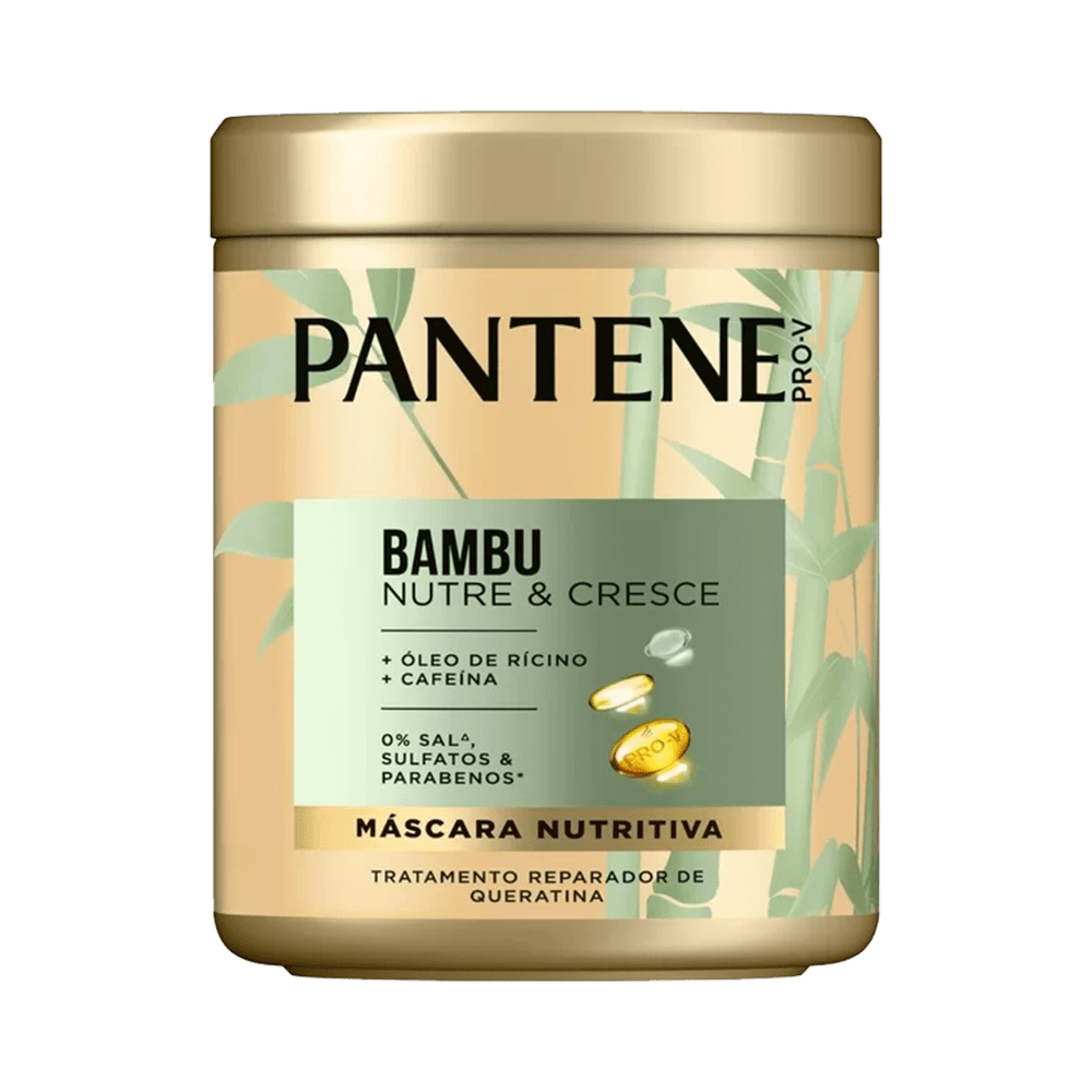 Máscara de Tratamento Capilar Pantene Pro-V Bambu 600mL - Imagem 1