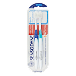 Escova Dental Sensodyne Gentle para Dentes e Gengivas Sensíveis, Cerdas Extra Macias e Limpeza Suave, 2 unidades