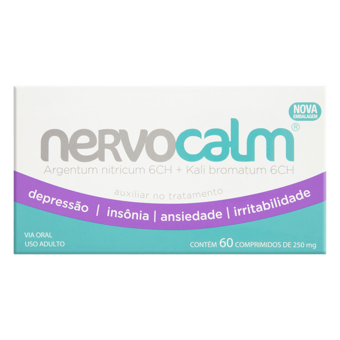 Nervocalm 6CH + 6CH Comprimido - Caixa com 60 Comprimidos - Imagem 1