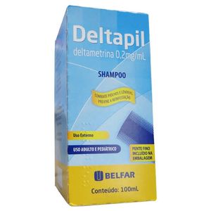 Deltapil 0.2MG/ML Shampoo - Frasco com 100 mL