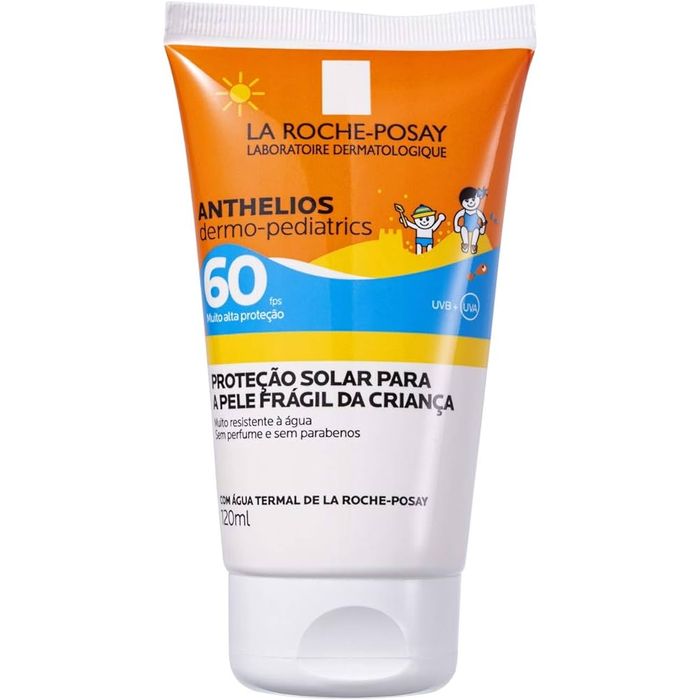 Protetor Solar Infantil FPS60 La Roche-Posay Anthelios Dermo-Pediatrics 120mL - Imagem 1