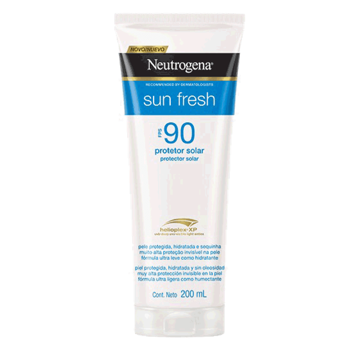Protetor Solar FPS90 Neutrogena Sun Fresh Body 200mL - Imagem 1