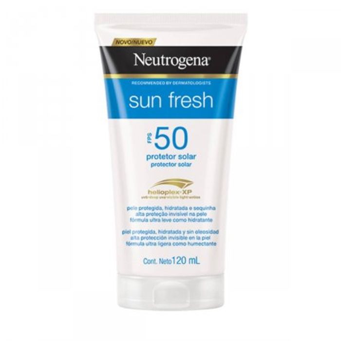 Protetor Solar FPS50 Neutrogena Sun Fresh 120mL - Imagem 1