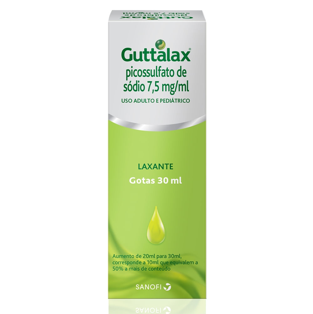 Guttalax 7,5mg/ml - 1 Solução Oral Gotas - Imagem 1