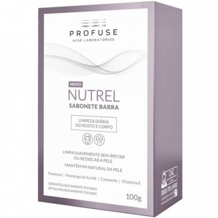 Nutrel Profuse Sabonete em Barra 100G - Imagem 1