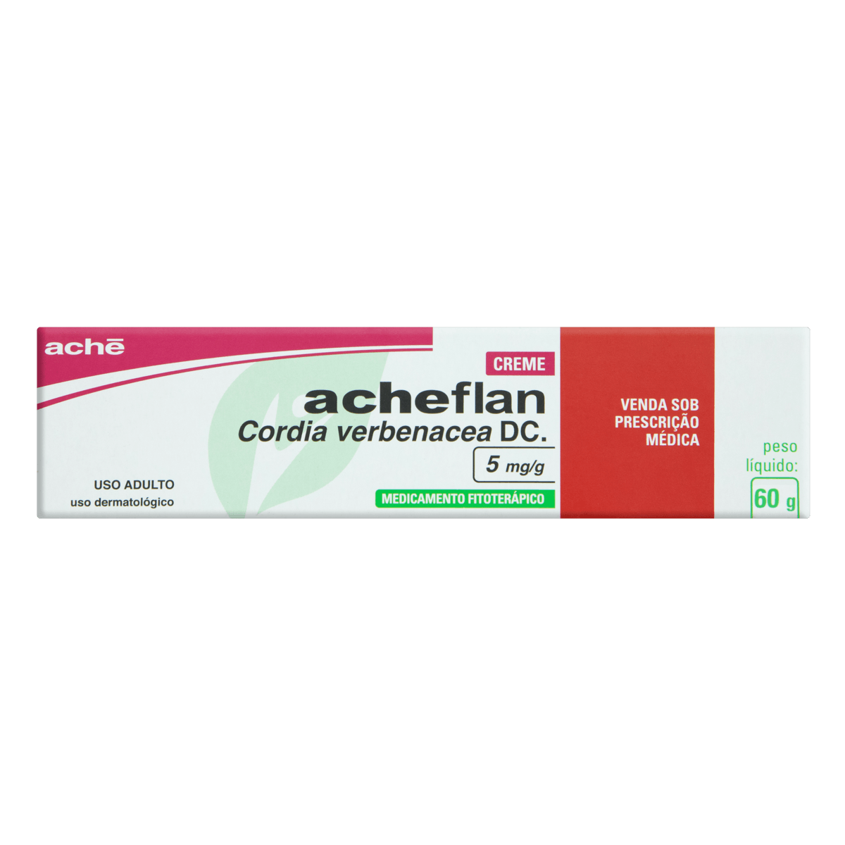Acheflan 5MG/G Creme dermatológico - Bisnaga com 60 g - Imagem 1