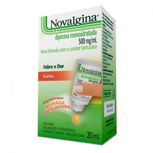 Novalgina 500MG/ML Solução oral (gotas) - Bisnaga com 20 mL