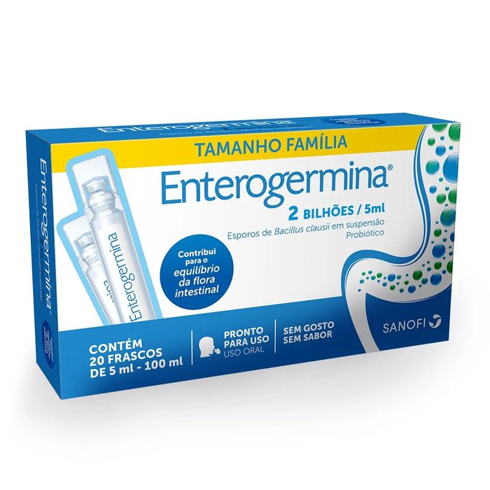 Enterogermina 20 Flaconetes com 5mL - Imagem 1