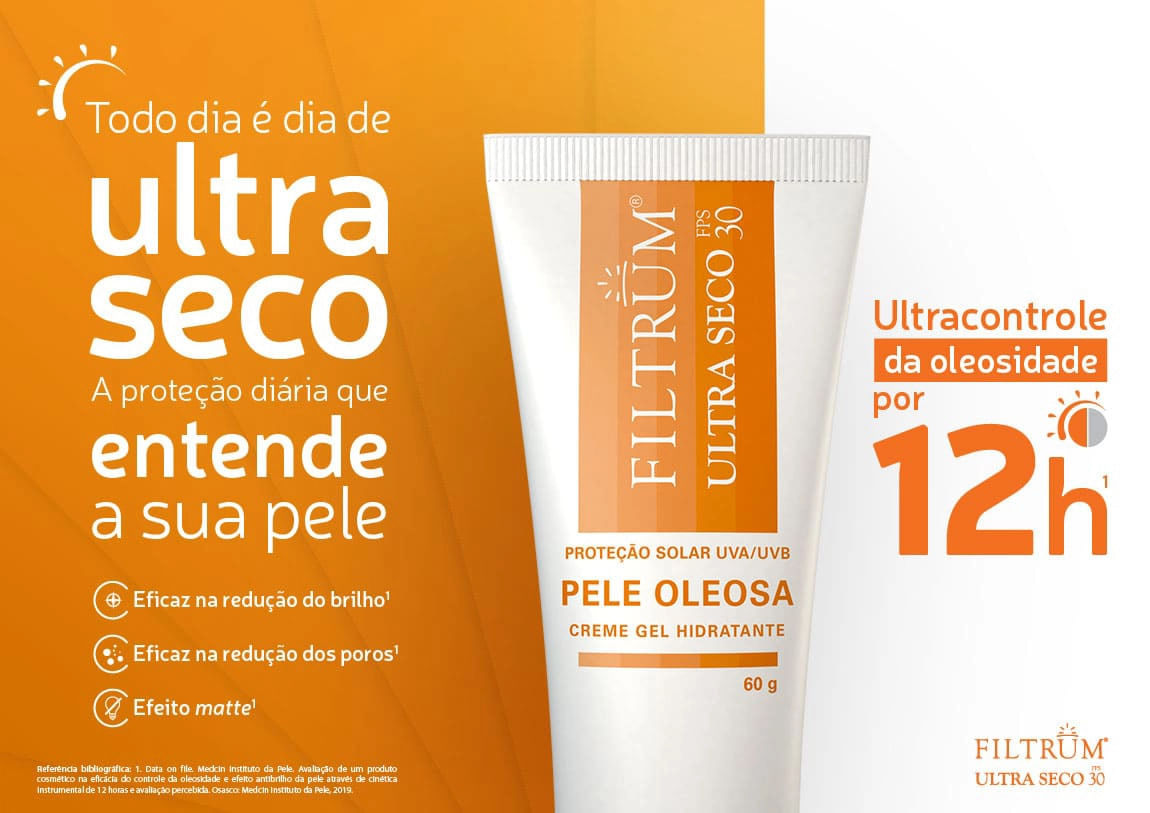Protetor Solar Facial FPS30 Filtrum Ultra Seco para Peles Oleosas 60g - Preview 2