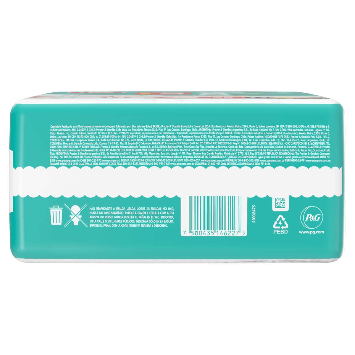 Fralda Pampers Pants Ajuste Total Tamanho M com 42 Unidades - Preview 4