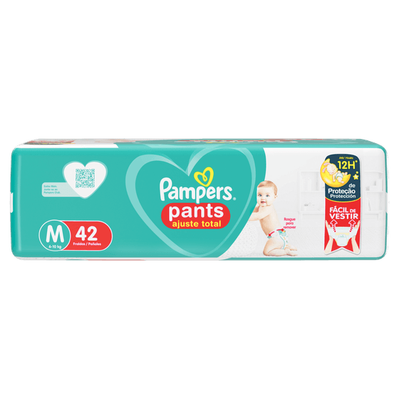 Fralda Pampers Pants Ajuste Total Tamanho M com 42 Unidades - Imagem 5