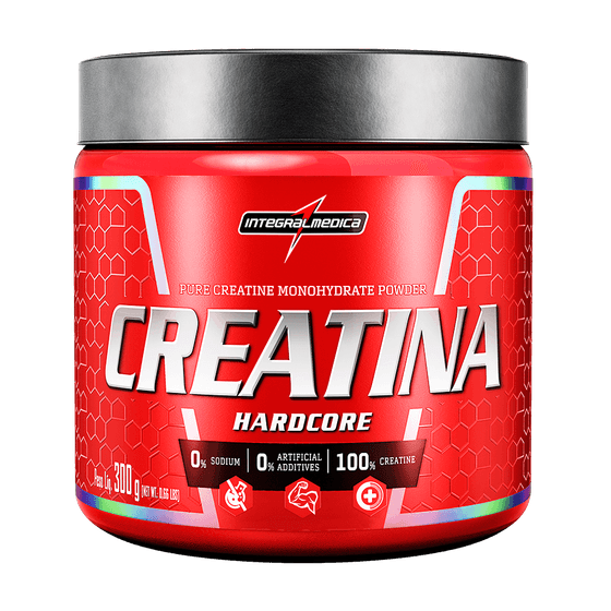 Creatina em Pó Hardcore Integralmedica 300g - Imagem 1