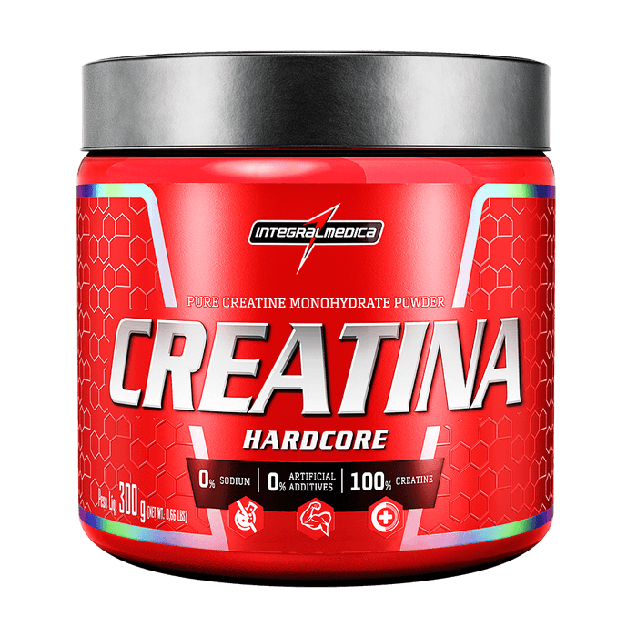 Creatina em Pó Hardcore Integralmedica 300g - Imagem 1