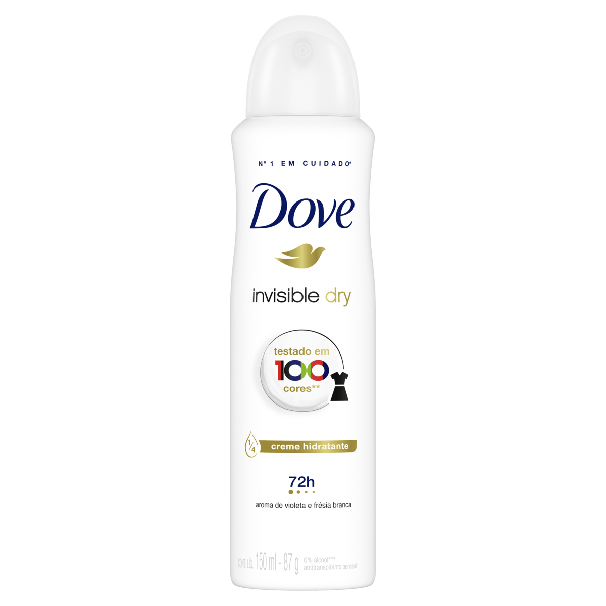 Desodorante Dove Invisible Dry Aerossol Antitranspirante 150mL - Imagem 1